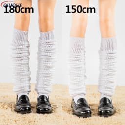 White Black Loose Socks Slouch Boots Stockings JK Uniform Accessories Leg Warmers Cosplay Socks for Women Girls