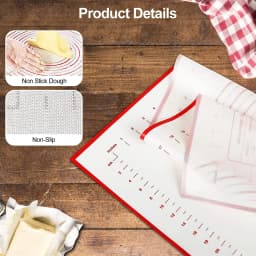New Oversize 80/70/60cm Silicone Baking Mat Pastry Rolling Kneading Pad Kitchen Crepes Pizza Dough Non-stick Pan Pastry Mat