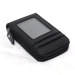 1pc Organ Card Bag Korean Edition Portable Women's Short Bank Card Cover Business Card Clip Zipper Vertical Handheld Bag