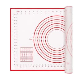 20x16 Inch Lager Silicone Pastry Mat for Rolling Dough with Measurement Thick Non Stick Baking Fondant Counter Mat Oven Liner