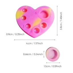 Libeauty 1 Pc Mini Silicone Palette 5 or 6 Function Tray For Lash Lift And Tint Brow Lamination Eyelashes Perm Pads Makeup Tools