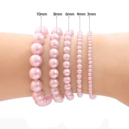 3/4/6/8/10mm AAA High Quality Glass Imitation Pearls Round Loose Beads for DIY Bracelet Earrings Necklace Jewelry Making Garment