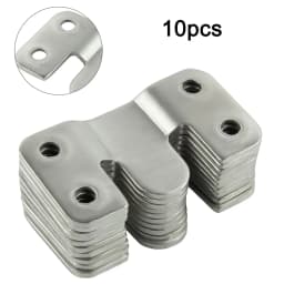 10pcs Stainless Steel Picture Frame Hanging Buckle Mirror Bed Frame Insert Buckle for Picture Display