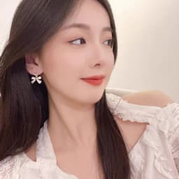 Korean Fashion Charm White Bowknot Stud Earring for Women Temperament Pearls Bow Heart Earrings Party Jewelry Accessories Gift