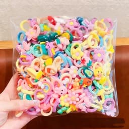 Girls High Elastic Hair Band Does Not Hurt Hair, cartoon Animal Flowers and Fruit Decorative Hair Band, Decorative Hair Se