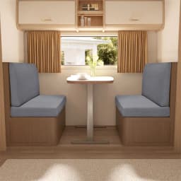 2 Pcs/set Polar Fleece RV Dinette Cushions Covers Stretch Couch Cover Booth Seat Covers RV Camper Car Bench Backrest Cover
