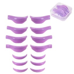 7 Pcs Silicone Eyelash Perm Rods, 3D Lash Lift Shields Pads Sticky Curler Tool, for Natural Curling Makeup Beauty Essentials