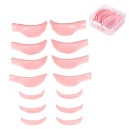 7 Pcs Silicone Eyelash Perm Rods, 3D Lash Lift Shields Pads Sticky Curler Tool, for Natural Curling Makeup Beauty Essentials