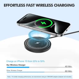 For Magsafe Wireless Charger Phone Charge Pad Magnetic Fast Charging Station For iPhone 17 16 15 14 13 12 Pro Max AirPods 3 Pro