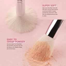 BEILI Black Makeup Brushes Set Professional Natural Goat Hair Brushes Foundation Powder Contour Eyeshadow Make up Brushes