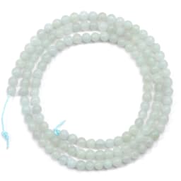 2/3/4mm Natural Stone Waist Beads Rose Quartz Amethysts Agates Turquoises Tiny Loose Beads For Jewelry Making DIY Earrings