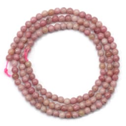 2/3/4mm Natural Stone Waist Beads Rose Quartz Amethysts Agates Turquoises Tiny Loose Beads For Jewelry Making DIY Earrings
