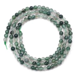 2/3/4mm Natural Stone Waist Beads Rose Quartz Amethysts Agates Turquoises Tiny Loose Beads For Jewelry Making DIY Earrings