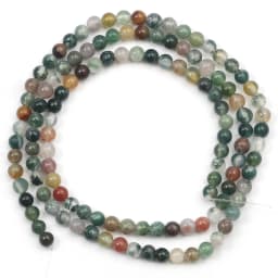 2/3/4mm Natural Stone Waist Beads Rose Quartz Amethysts Agates Turquoises Tiny Loose Beads For Jewelry Making DIY Earrings