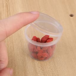 With Lids Kitchen Organizer Disposable Sauce Pot Food Small Sauce Container Box Plastic Clear 100Pcs Chutney Chili Sauce Cups