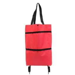 Portable Foldable Shopping Cart with Wheels Lightweight Grocery Trolley for Home Use Backpack Style Hand Pull Cart