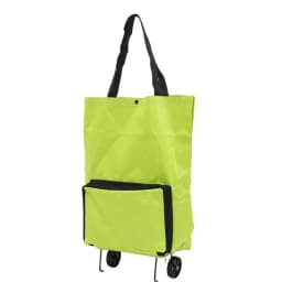 Portable Foldable Shopping Cart with Wheels Lightweight Grocery Trolley for Home Use Backpack Style Hand Pull Cart