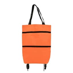 Portable Foldable Shopping Cart with Wheels Lightweight Grocery Trolley for Home Use Backpack Style Hand Pull Cart