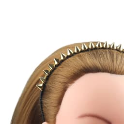 Silver Gold Punk Metal Headband Unique Design Spike Rivets Studded Band Party Headband Women Lady Hair Accessories