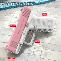 Water Gun Spray New Playful Water Gun Large Capacity Press and Run Mini Pistol Outdoor Water Gun Toy
