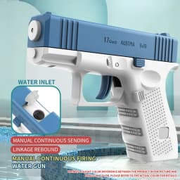 Water Gun Spray New Playful Water Gun Large Capacity Press and Run Mini Pistol Outdoor Water Gun Toy