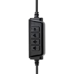 USB Headset with Mic Mute for PC 3.5mm Business Headphones with Rotatable Microphone Noise Cancelling