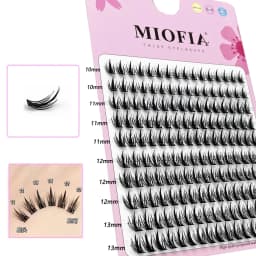 1 Box/160 Bunches Mink Eyelashes Natural 3D Russian Individual Eyelash Extension MS Eyelash Cluster Makeup Tool Lashes Wholesale