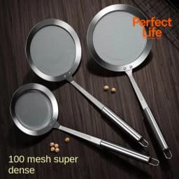 Stainless Steel Fine Mesh Filter, Multi-Function Colander for Juice, Coffee, Tea, & Vegetables, Kitchen Accessories