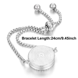 Tree of Life Aromatherapy Bracelet Open Lockets Bangle Essential Oil Diffuser Bracelet Adjustable Chain Bracelet with 10pcs Pads