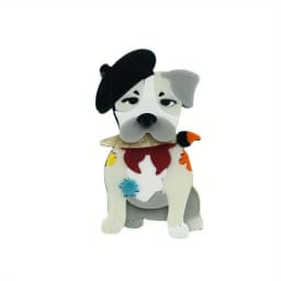 New Acrylic Dog Brooch Cute Cartoon Animal Pins Fashion Women Jewelry Accessories