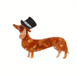 New Acrylic Dog Brooch Cute Cartoon Animal Pins Fashion Women Jewelry Accessories
