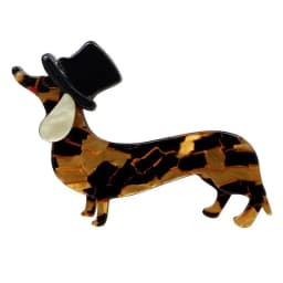 New Acrylic Dog Brooch Cute Cartoon Animal Pins Fashion Women Jewelry Accessories
