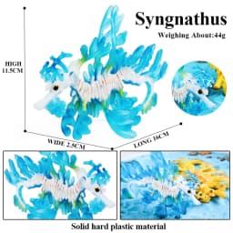 Oenux Ocean Animals Model Coral Jellyfish Ammonite Anemone Sea Scorpion Action Figures Mini Home Decoration Kids Education Toy