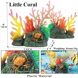 Oenux Ocean Animals Model Coral Jellyfish Ammonite Anemone Sea Scorpion Action Figures Mini Home Decoration Kids Education Toy