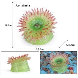 Oenux Ocean Animals Model Coral Jellyfish Ammonite Anemone Sea Scorpion Action Figures Mini Home Decoration Kids Education Toy