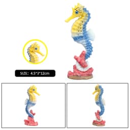 Oenux Ocean Animals Model Coral Jellyfish Ammonite Anemone Sea Scorpion Action Figures Mini Home Decoration Kids Education Toy