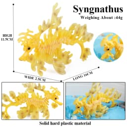 Oenux Ocean Animals Model Coral Jellyfish Ammonite Anemone Sea Scorpion Action Figures Mini Home Decoration Kids Education Toy