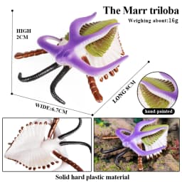Oenux Ocean Animals Model Coral Jellyfish Ammonite Anemone Sea Scorpion Action Figures Mini Home Decoration Kids Education Toy