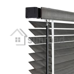 Custom-made PVC Fauxwood Venetian Window Blinds Wood Shutters Basswood Paulownia Wood Window Blinds Smart HOME DECOR