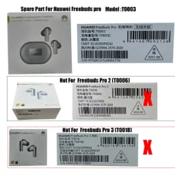 Replacement For Huawei Freebuds Pro Original Single Left or Right Earbuds or Charging Case Wireless Bluetooth Headphone Parts
