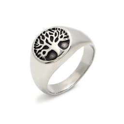 Free Shipping Punk 316L Stainless Steel Tree of Life Signet Ring Classic Men's Viking Amulet Rings Nordic Jewelry