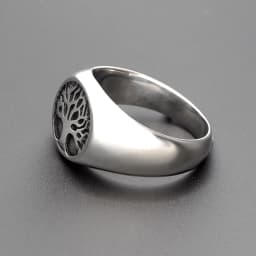 Free Shipping Punk 316L Stainless Steel Tree of Life Signet Ring Classic Men's Viking Amulet Rings Nordic Jewelry