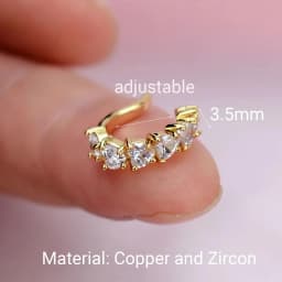 1Pc New Crystal CZ Clip On Earring Leaf Ear Cuff Without Piercing Helix Cartilage Ear Clip Ear Wrap For Women Teen Party Jewelry