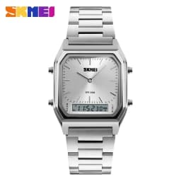SKMEI 1220 Men Digital Dual Time Sports Chronograph 3bar Waterproof Quartz Wristwatches relogio masculino Fashion Casual Watch