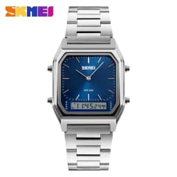 SKMEI 1220 Men Digital Dual Time Sports Chronograph 3bar Waterproof Quartz Wristwatches relogio masculino Fashion Casual Watch
