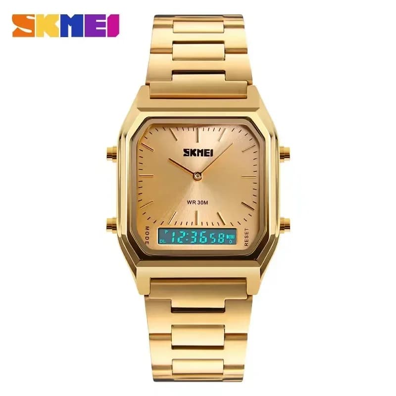 SKMEI 1220 Men Digital Dual Time Sports Chronograph 3bar Waterproof Quartz Wristwatches relogio masculino Fashion Casual Watch