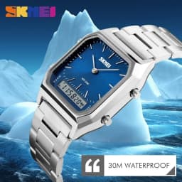 SKMEI 1220 Men Digital Dual Time Sports Chronograph 3bar Waterproof Quartz Wristwatches relogio masculino Fashion Casual Watch