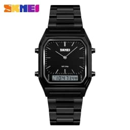 SKMEI 1220 Men Digital Dual Time Sports Chronograph 3bar Waterproof Quartz Wristwatches relogio masculino Fashion Casual Watch