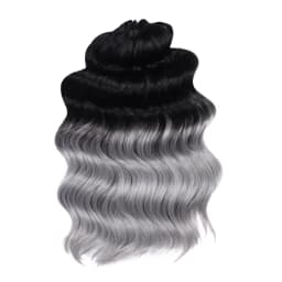FREEDOM Synthetic Twist Crochet Curly Hair 16 Inch Deep Wave Braid Hair Ombre Blonde Brown Water Wave Braiding Hair Extensions