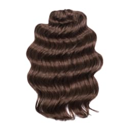 FREEDOM Synthetic Twist Crochet Curly Hair 16 Inch Deep Wave Braid Hair Ombre Blonde Brown Water Wave Braiding Hair Extensions